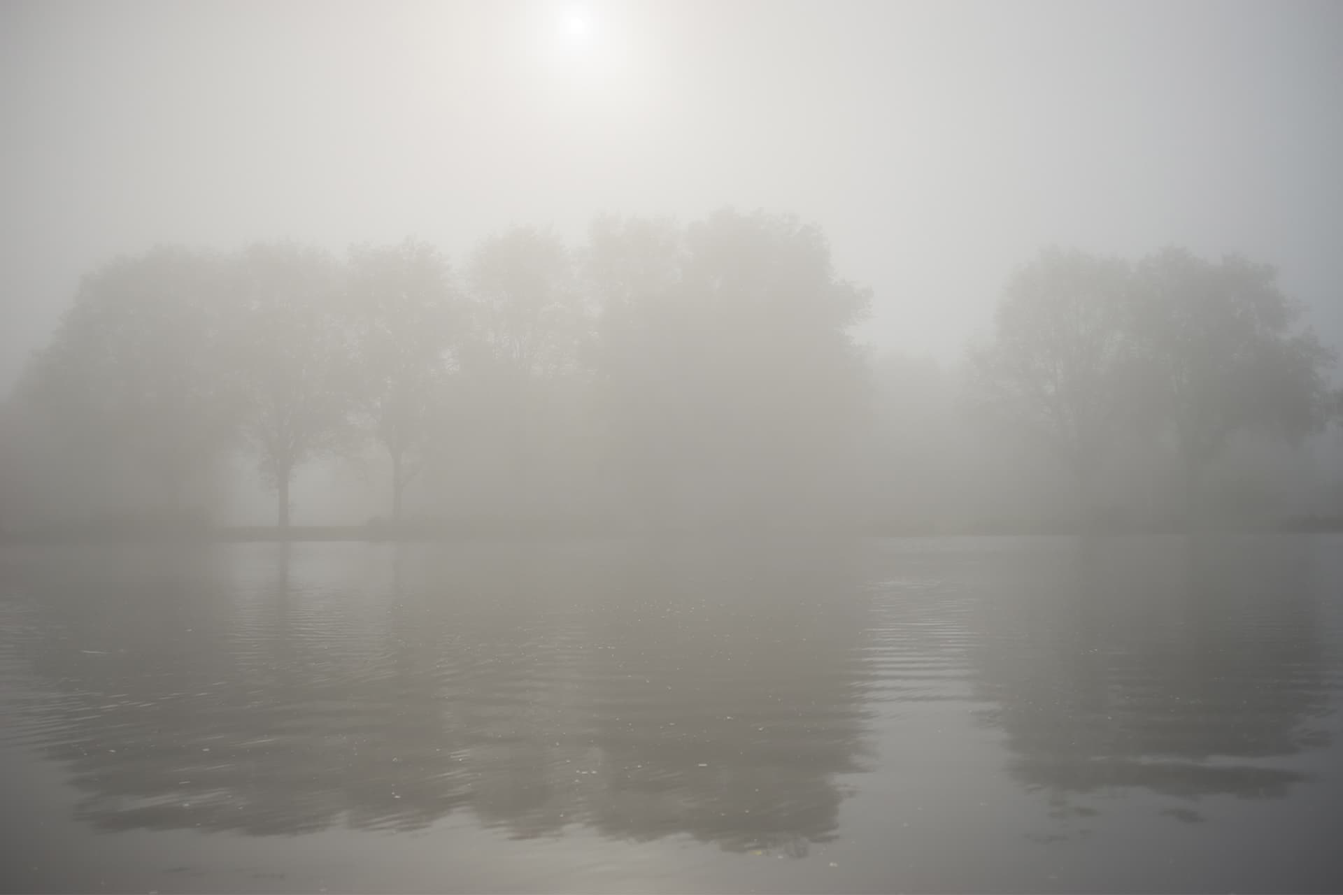 Amstel in de mist Hanno Groen foto